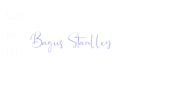 Bagus Stanlley font