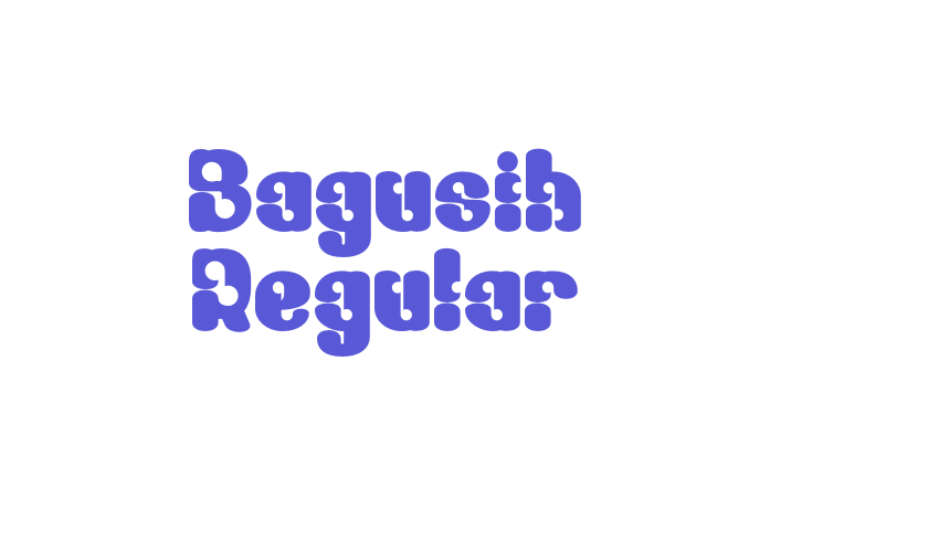 Bagusih Regular Font Download