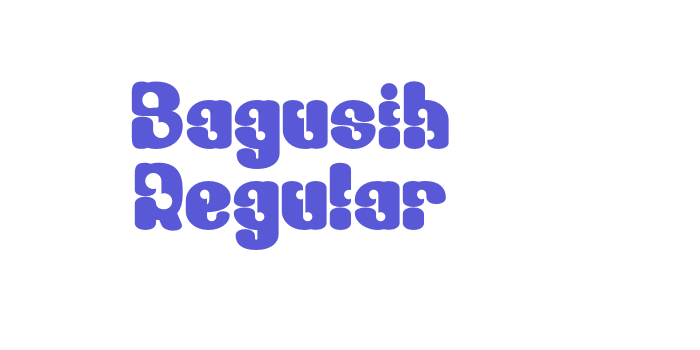 Bagusih Regular Font Download