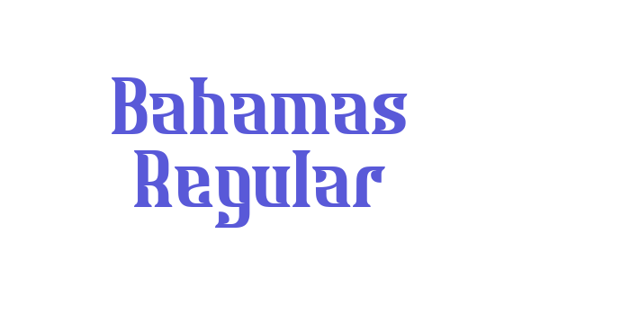 Bahamas Regular Font Download