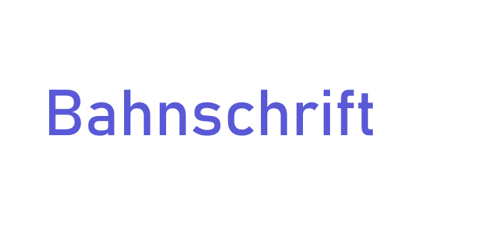 Bahnschrift Font Download