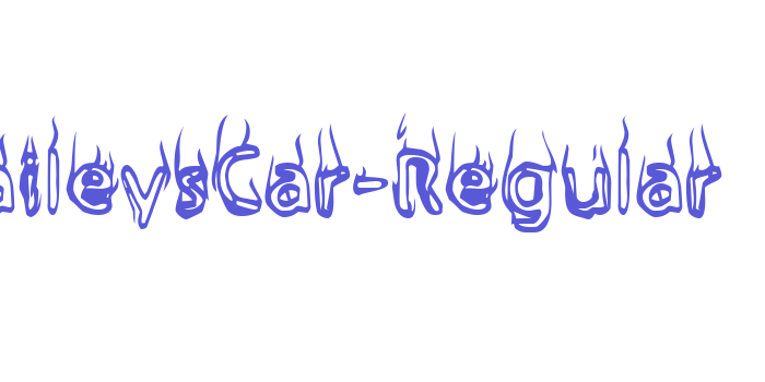 BaileysCar-Regular Font