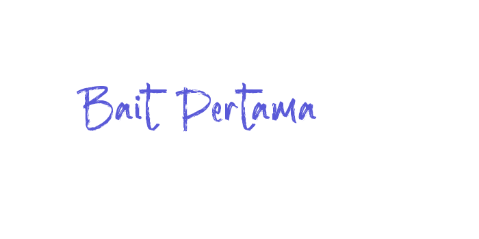 Bait Pertama Font Download