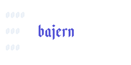 Bajern-font-download