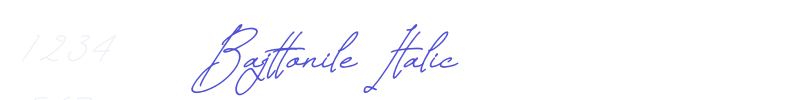 Bajttonile Italic-font