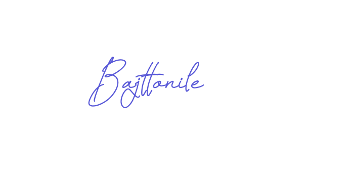 Bajttonile Font