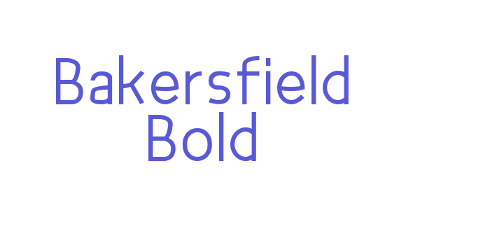 Bakersfield Bold Font Download