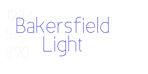 Bakersfield Light-font-download