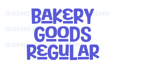 Bakery Goods Regular font free