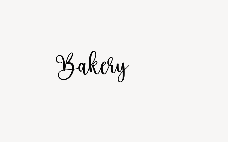 Bakery Font