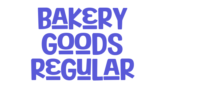 Bakery Goods Regular Font