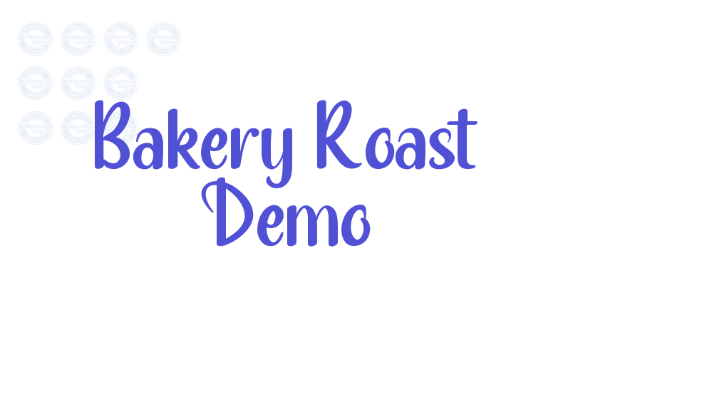 Bakery Roast Demo-font-download