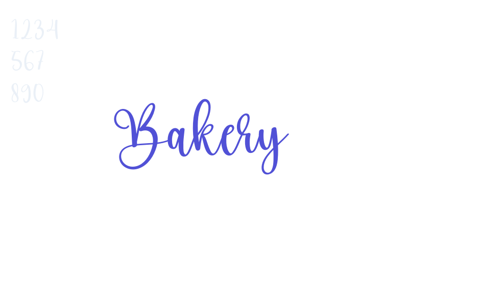 Bakery-font-download