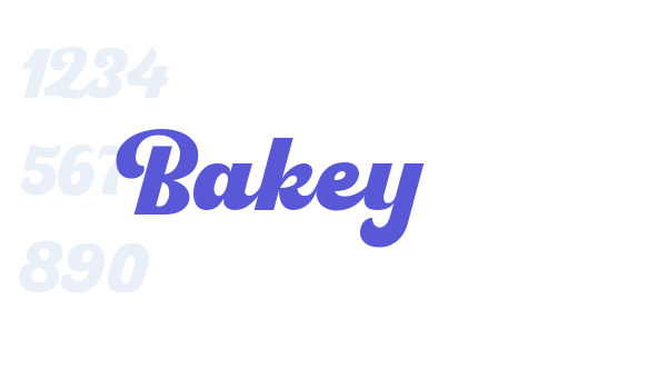 Bakey Font