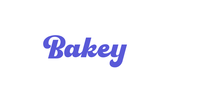 Bakey Font