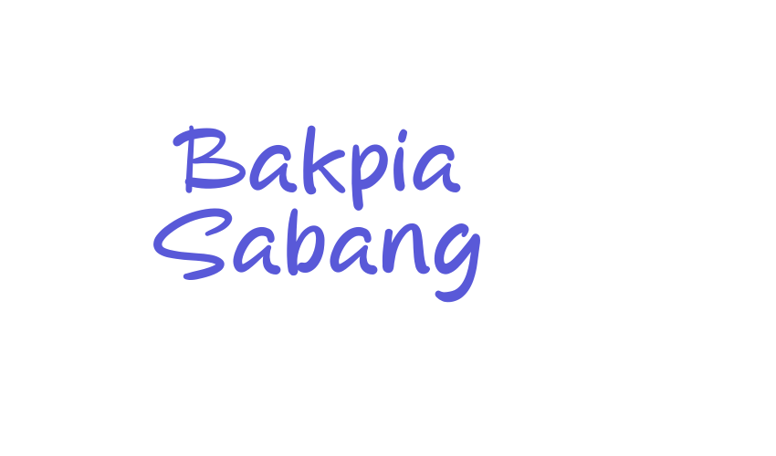 Bakpia Sabang Font Download