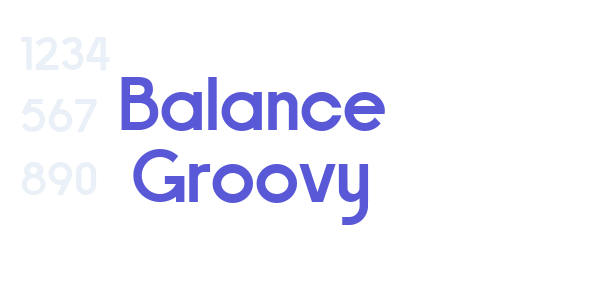 Balance Groovy font free