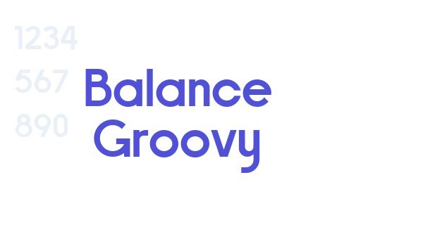 Balance Groovy font download