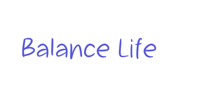 Balance Life Font Download