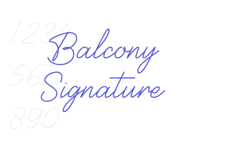 Balcony Signature Font Download