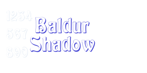 Baldur Shadow-font-download