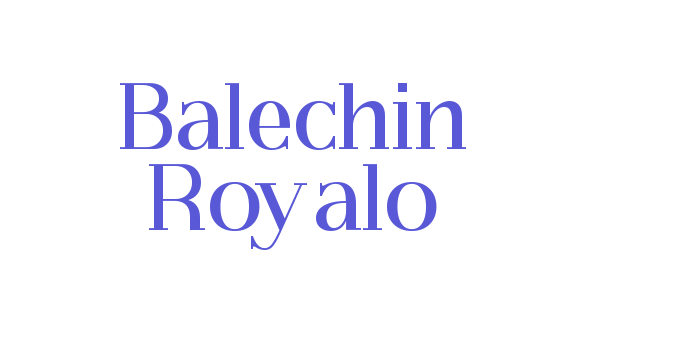 Balechin Royalo Font Download