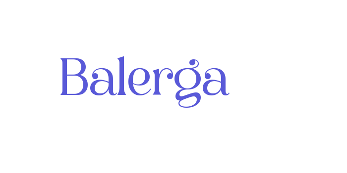 Balerga Font