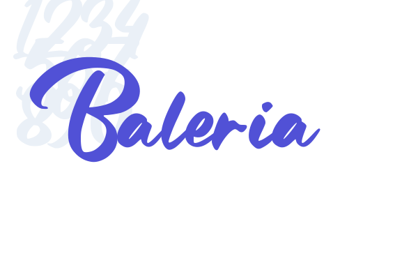 Baleria Font Download