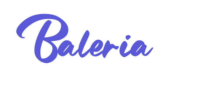 Baleria Font Download