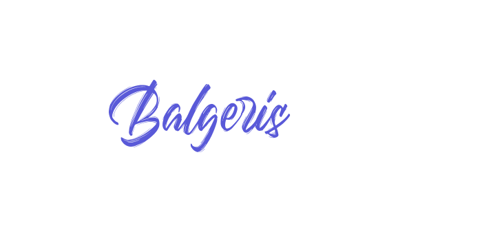 Balgeris Font Download