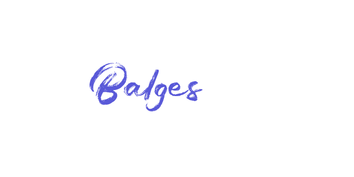 Balges Font Download