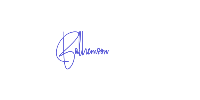 Balhemson Font