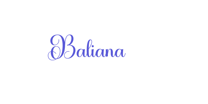 Baliana Font