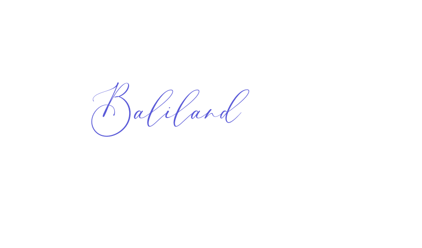 Baliland Font