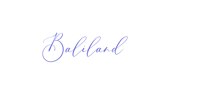 Baliland Font Download