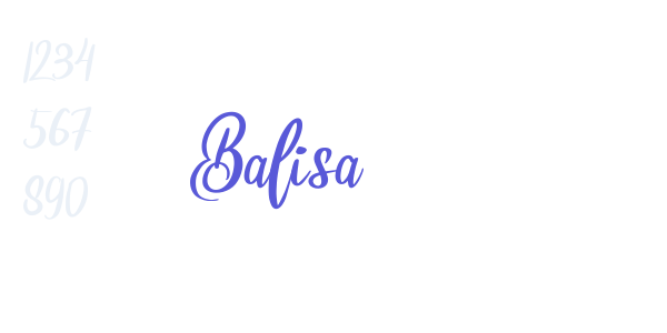 Balisa font free