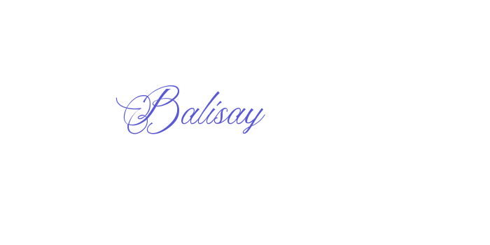 Balisay Font