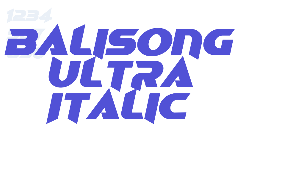 Balisong Ultra Italic-font-download