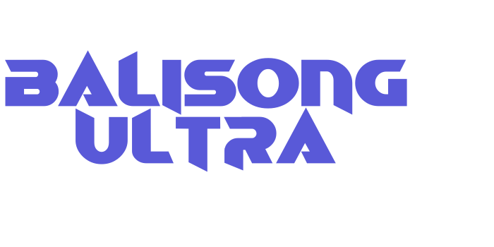 Balisong Ultra Font Download