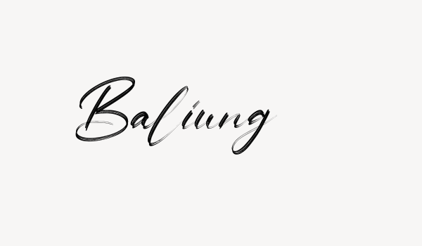 Baliung Font