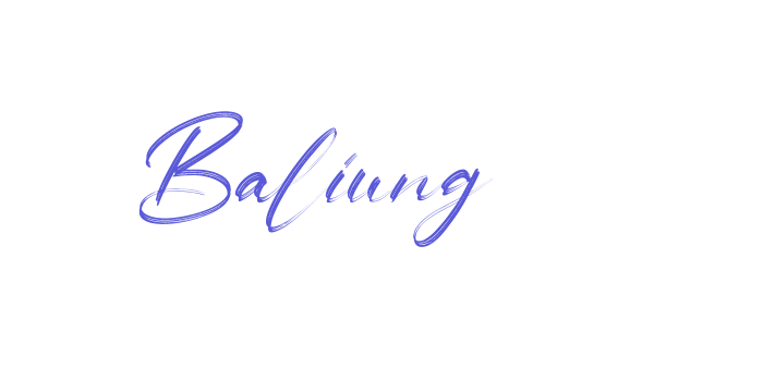 Baliung Font Download