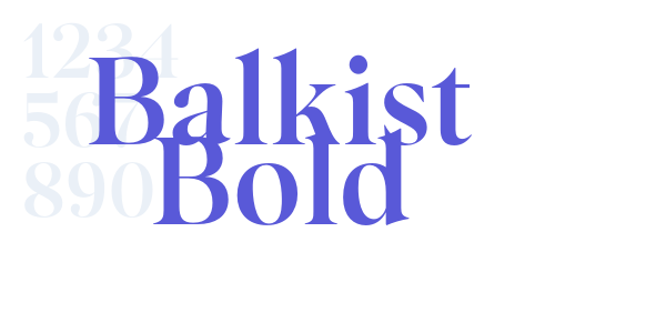 Balkist Bold font free