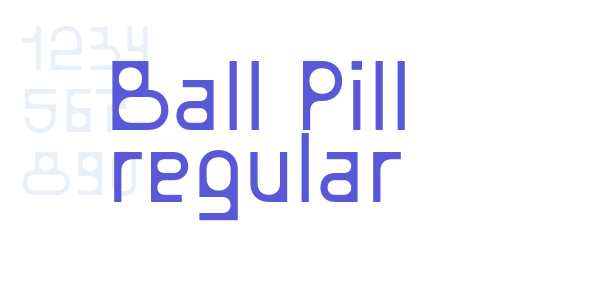 Ball Pill regular font free