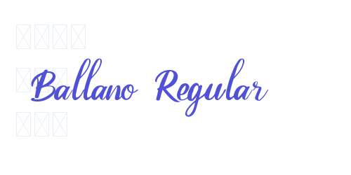 Ballano Regular-font-download