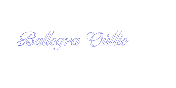 Ballegra Outlie Font