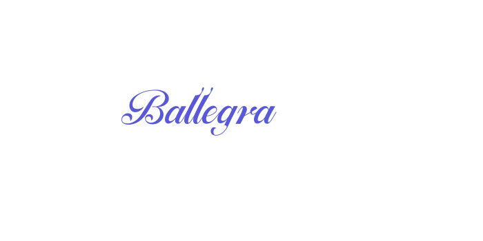 Ballegra Font Download