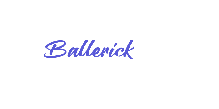 Ballerick Font Download