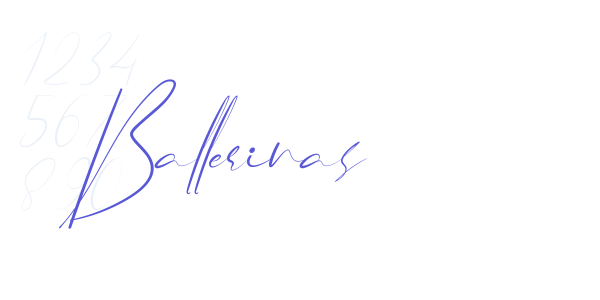 Ballerinas font free