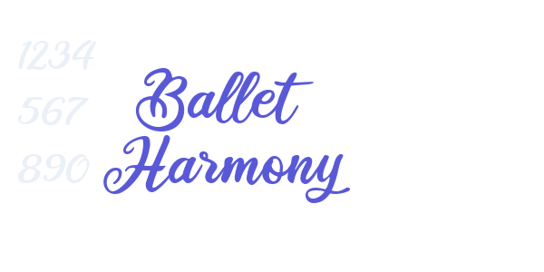 Ballet Harmony font free