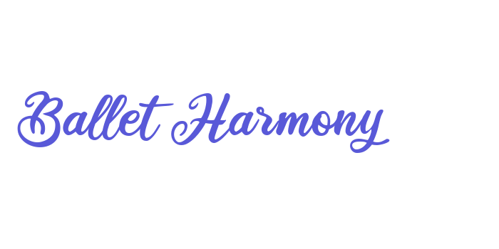 Ballet Harmony Font Download